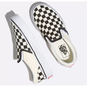 Tênis Vans Infantil Slip On Checkerboard Blk Wht 3