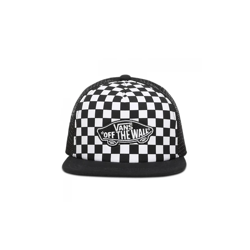 Boné Vans Infantil Classic Patch Trucker Blk Wht