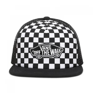 Boné Vans Infantil Classic Patch Trucker Blk Wht 1