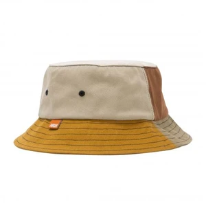 Bucket Hat High Color Block Brown 1