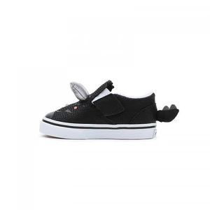 Tênis Vans Infantil Triceratops Slip Dino Black White 2