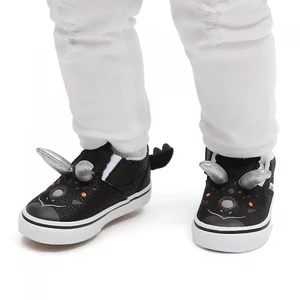 Tênis Vans Infantil Triceratops Slip Dino Black White 5