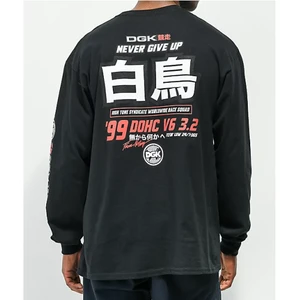 Camiseta Dgk Ml Pole Position Black 3
