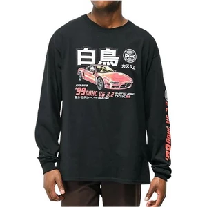 Camiseta Dgk Ml Pole Position Black 1