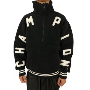 Jaqueta Champion Hi Pile Fleece Warm Up Black 3