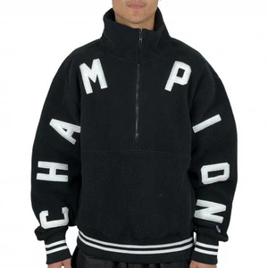 Jaqueta Champion Hi Pile Fleece Warm Up Black 1