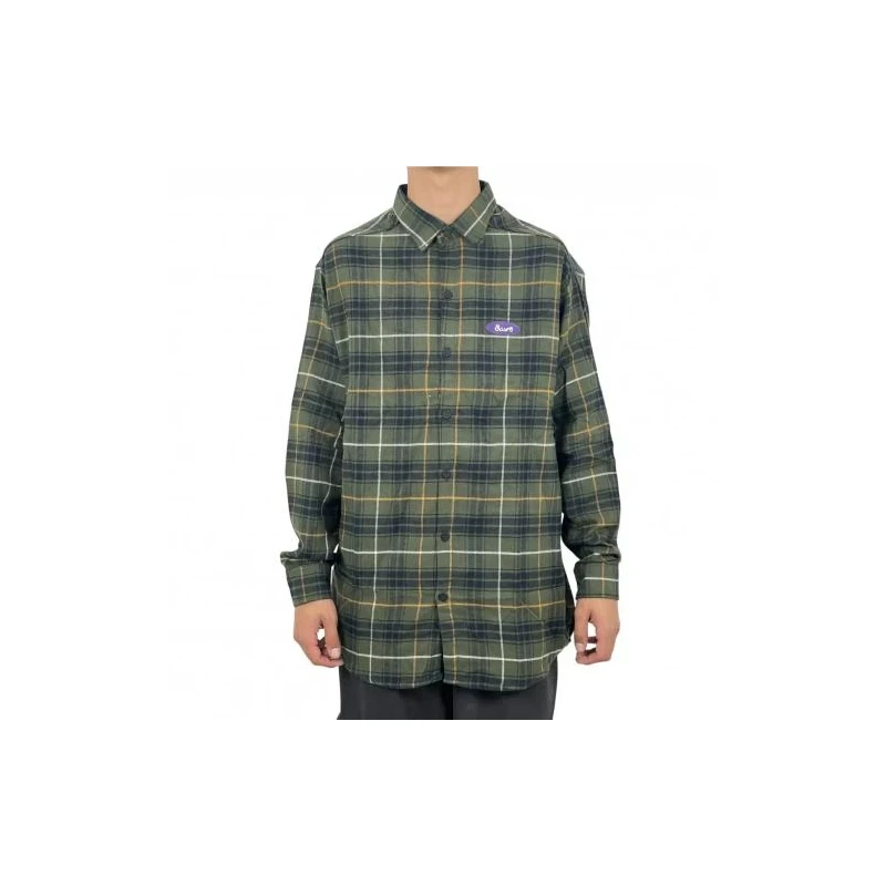 CAMISA BAW ML PLAID 76887-048 VERDE