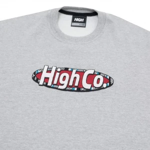 Moletom High Crewneck Tooled Heather Grey 2