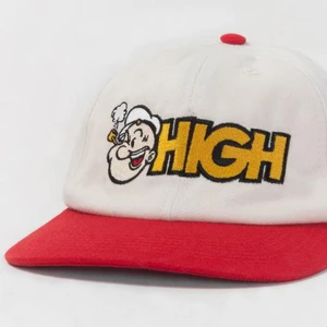 Boné High X Popeye 6 Panel Beige Red 3