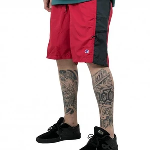 Bermuda Champion Vert Waves Script Red Black 2