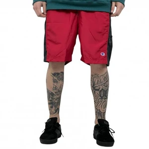 Bermuda Champion Vert Waves Script Red Black 1