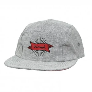 Boné Diamond 5 Panel Pennant Heather Grey 1