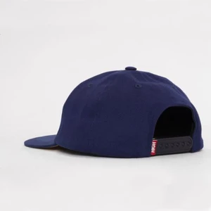 Boné High 6 Panel Logo Navy Orange 3