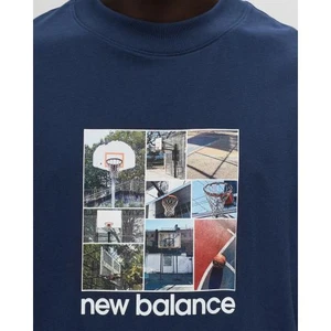 Camiseta New Balance Graphic Hoops Navy 3