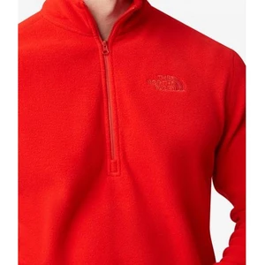 Fleece The North Face Glacier 1/4 Zip Red 4