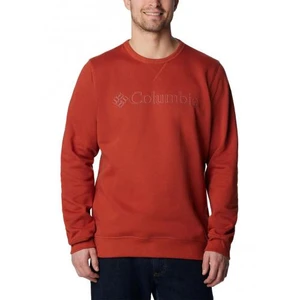 Moletom Columbia Crewneck Logo Fleece Red 1