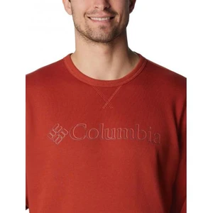 Moletom Columbia Crewneck Logo Fleece Red 3