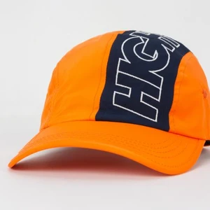 Boné High 4 Panel Outline Logo Orange Navy 4