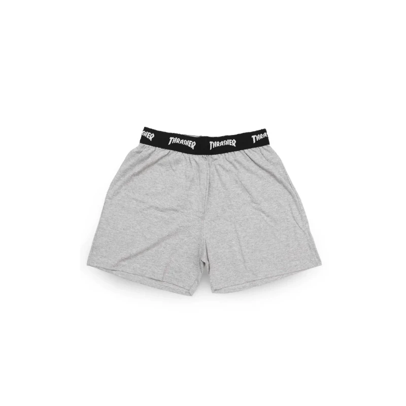 SAMBA CANÇÃO THRASHER MAG LOGO CINZA MESCLA