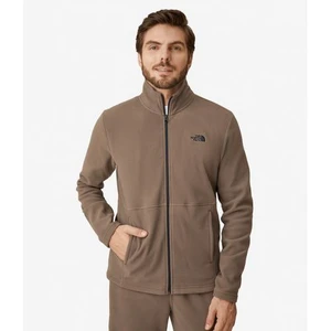 Fleece The North Face Tka G Full Zip Falcon Brown 3