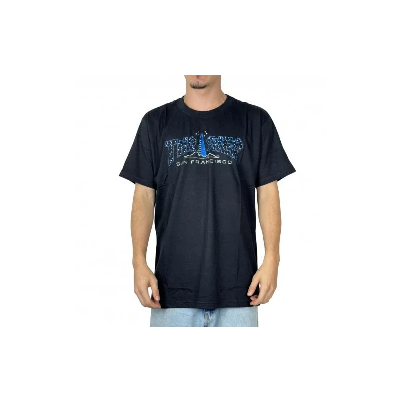 CAMISETA THRASHER PYRAMID PRETO