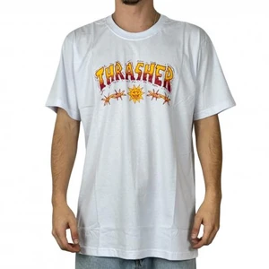 Camiseta Thrasher Skecth Branca 1