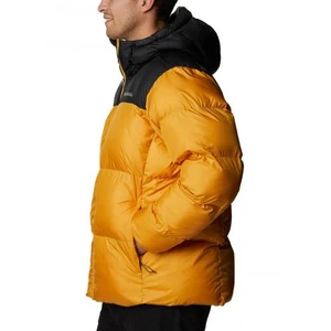 Jaqueta Columbia Puffect Hooded Raw Honey Shark 4