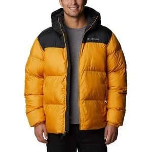 Jaqueta Columbia Puffect Hooded Raw Honey Shark 5
