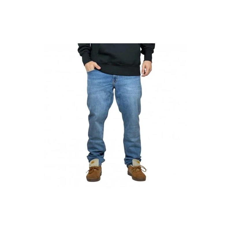 Calça Volcom Jeans Blue Vorta Slim Straight
