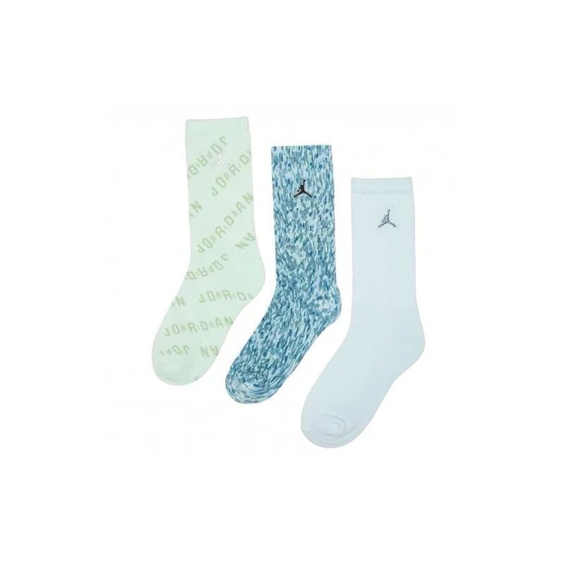 Meia Jordan Essentials Poolside 3pk Crew