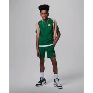 Bermuda Jordan Infantil Fuel Up Cool Down Terry 8-20a Green 3