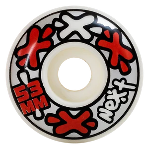 Roda Next Slim Vermelha Prata 53mm 3