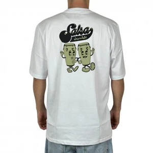 Camiseta Chocolate Salsa Mixtape Branco 2