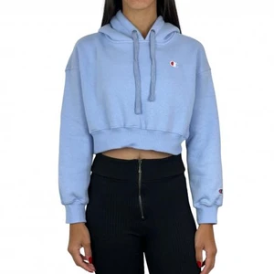 Moletom Champion Feminino Cropped Logo C Land Ice 1