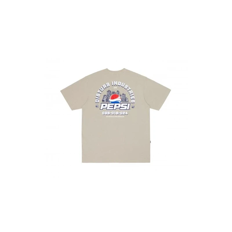 Camiseta Disturb X Pepsi Citys Choice Beige