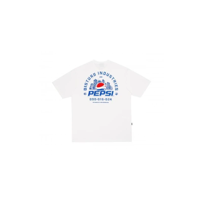 Camiseta Disturb X Pepsi Citys Choice Off White