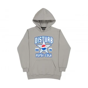 Moletom Disturb X Pepsi Cola Star Grey 1