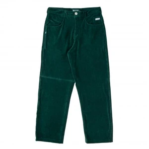 Calça High Corduroy Night Green 1