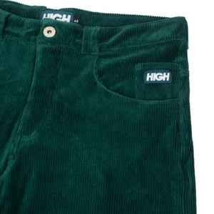 Calça High Corduroy Night Green 3