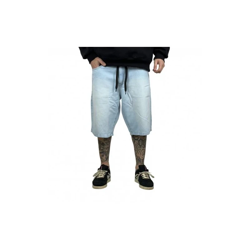 BERMUDA LRG JEANS LIFTED BAGGY DENIM