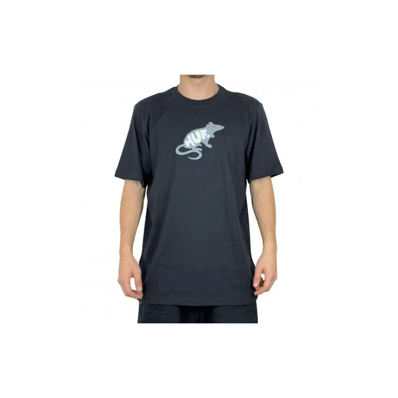 CAMISETA HUF BEST FRIEND PRETO