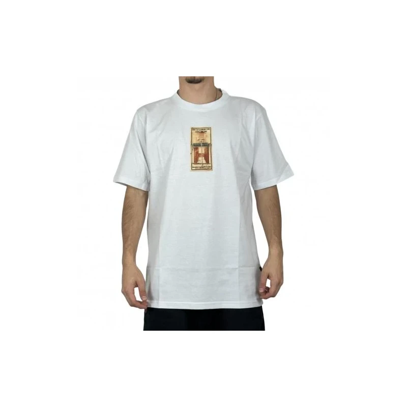 CAMISETA HUF RAT RACE BRANCO