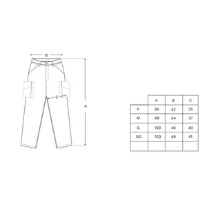 Calça Class Cargo Primeline Black Onyx 4