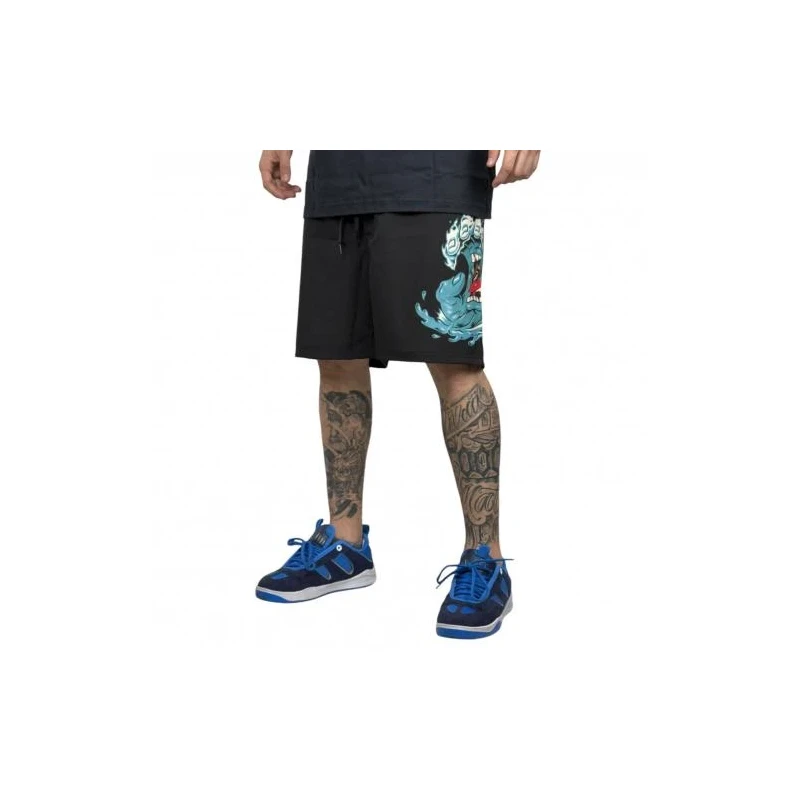 Bermuda Santa Cruz Board Screaming Preto