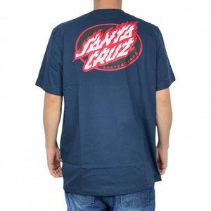 Camiseta Santa Cruz True Oval Flame Marinho 1