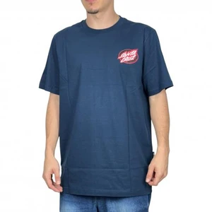 Camiseta Santa Cruz True Oval Flame Marinho 2