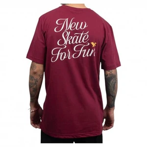 Camiseta New Big Cursiva Bordo 195169 2