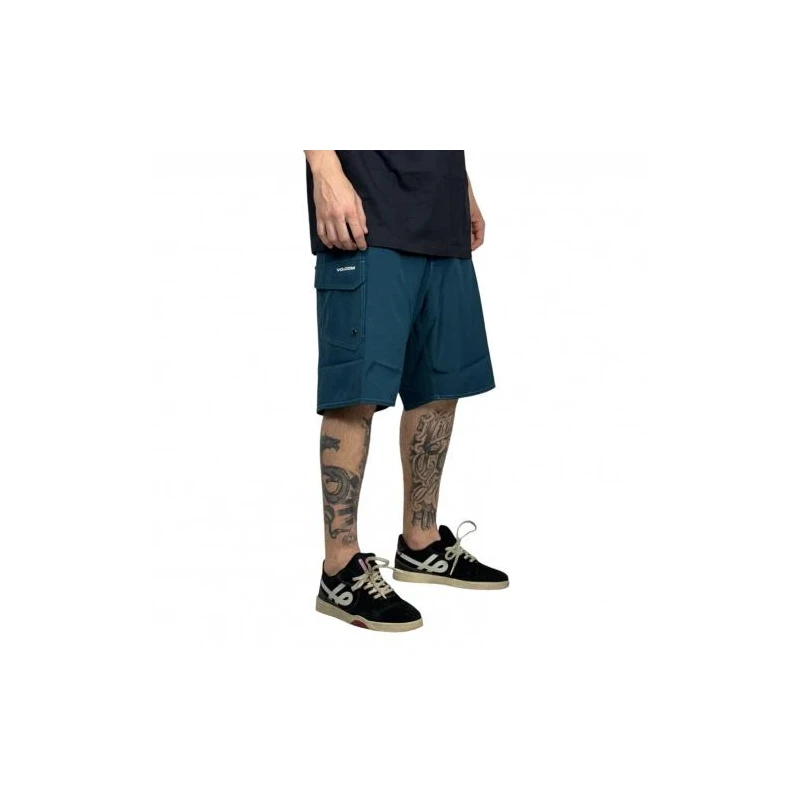 Bermuda Volcom Board Lido Solid Azul