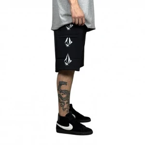 Bermuda Volcom Board Iconic Stone Preto 3