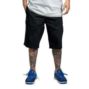 Bermuda Lrg Sarja Walk Lifted Twill Preto 1